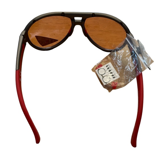 BRAND NEW FYRE Ryders Hiline Cycling Sunglasses - Gunmetal/Red - Rose Lenses main image 9